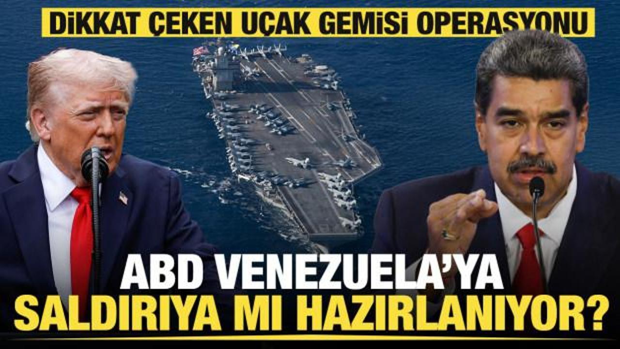 ABD ünlü uçak gemisini Karayipler'e gönderdi: 4.5 milyon milis bölgede!