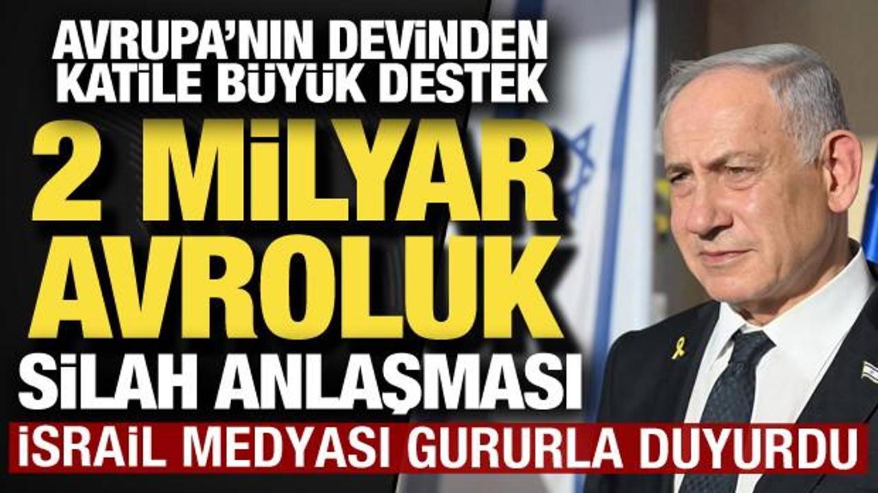 Almanya'dan İsrail'e tam destek: 2 milyar avroluk silah anlaşması