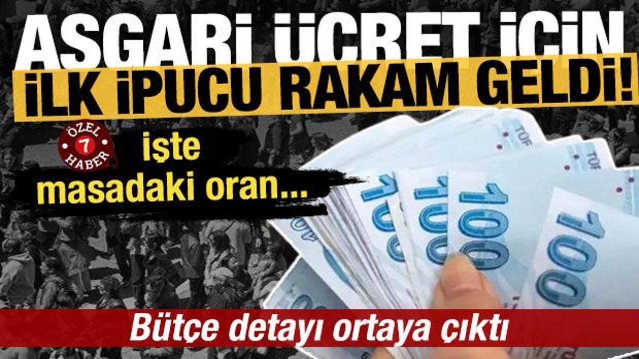 Asgari &uuml;cret i&ccedil;in ilk ipucu rakam geldi! 'Y&uuml;zde 28 masada' 