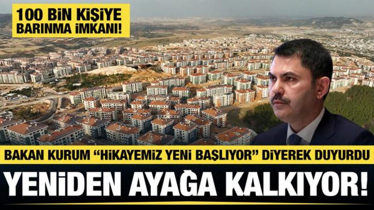 Bakan Kurum'dan yeni paylaşım: Hikayemiz yeni başlıyor!
