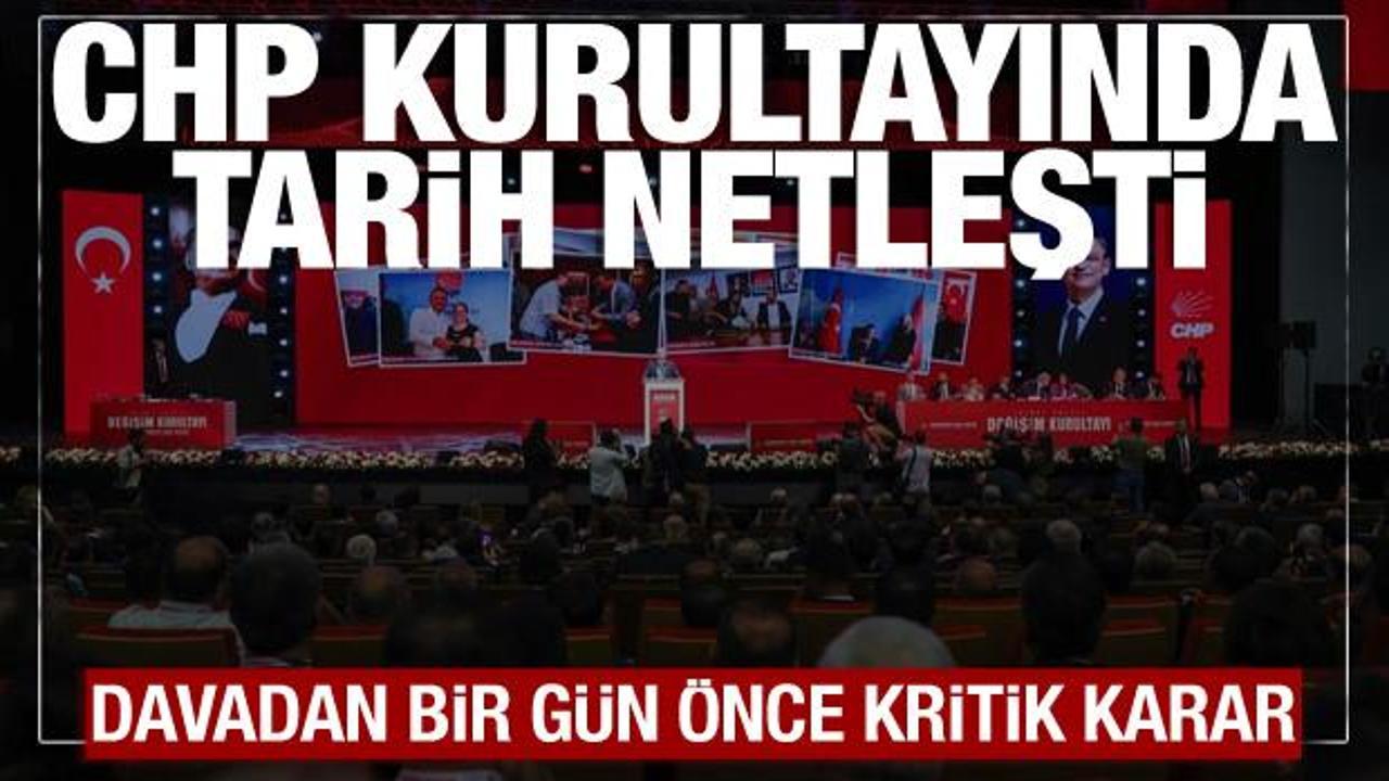 CHP 39. Olağan Kurultay tarihi belli oldu