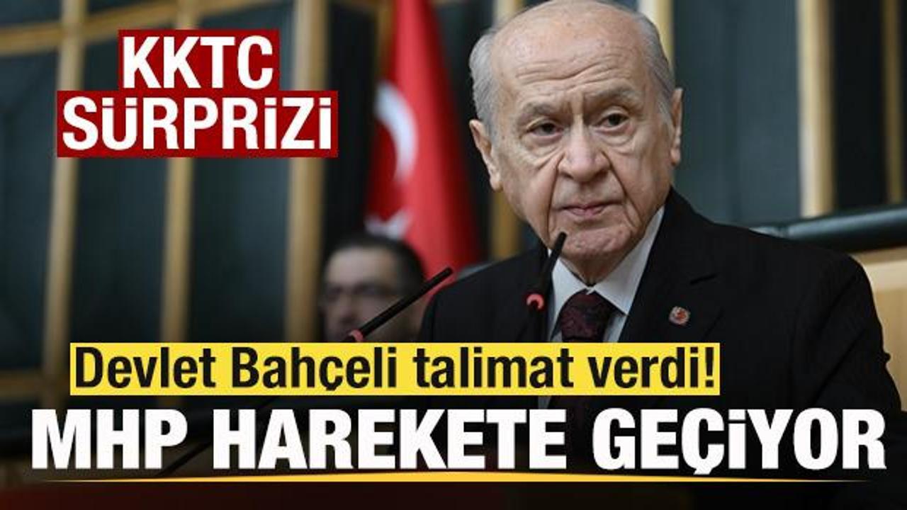 Devlet Bahçeli talimat verdi! MHP harekete geçiyor! KKTC sürprizi