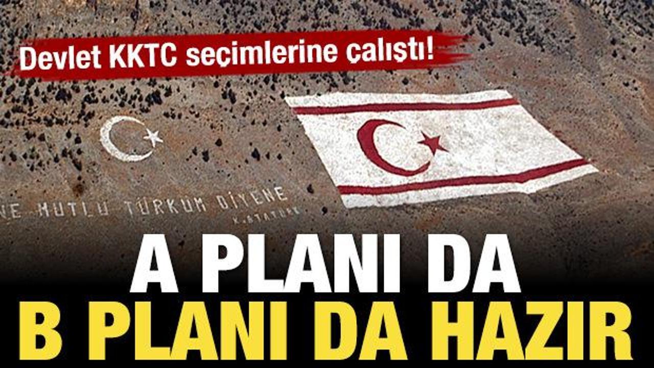Devlet KKTC seçimlerine çalıştı! A planı da B planı da hazır