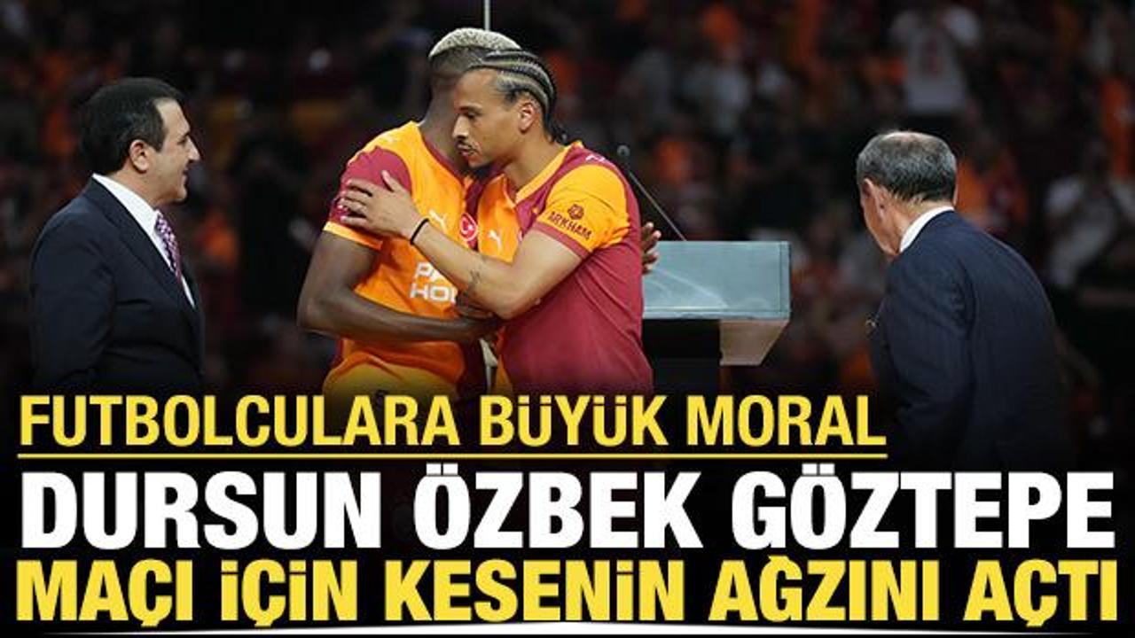 Dursun Özbek kesenin ağzını açtı: Futbolculara büyük moral