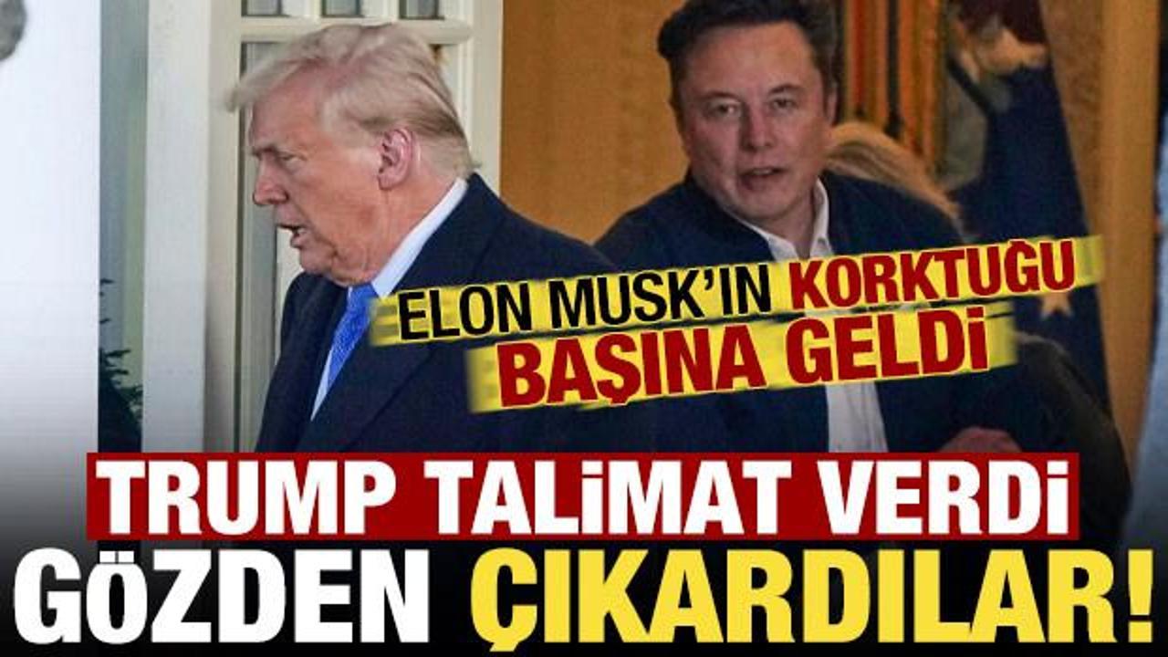Elon Musk'a soğuk duş! Trump talimat verdi, gözden çıkardılar...