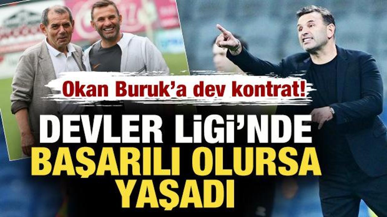 Galatasaray'dan Okan Buruk'a dev kontrat! Şampiyonlar Ligi'nde başarılı olursa yaşadı