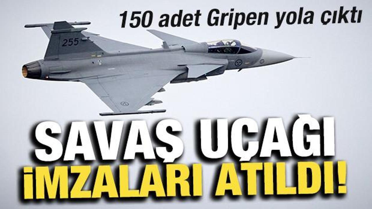 İmzalar atıldı! Tam 150 adet Gripen alımı yapılacak