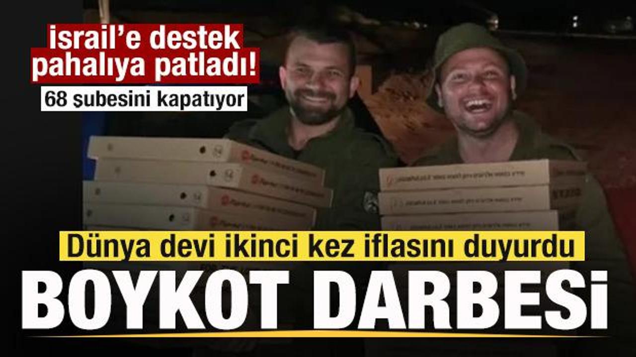 İsrai'e destek pahalıya patladı! Pizza devine boykot darbesi! İflasını duyurdu