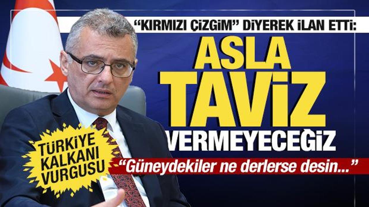 KKTC Cumhurbaşkanı Erh&uuml;rman: Asla taviz vermeyeceğiz. T&uuml;rkiye t&uuml;m Ada'nın garant&ouml;r&uuml;