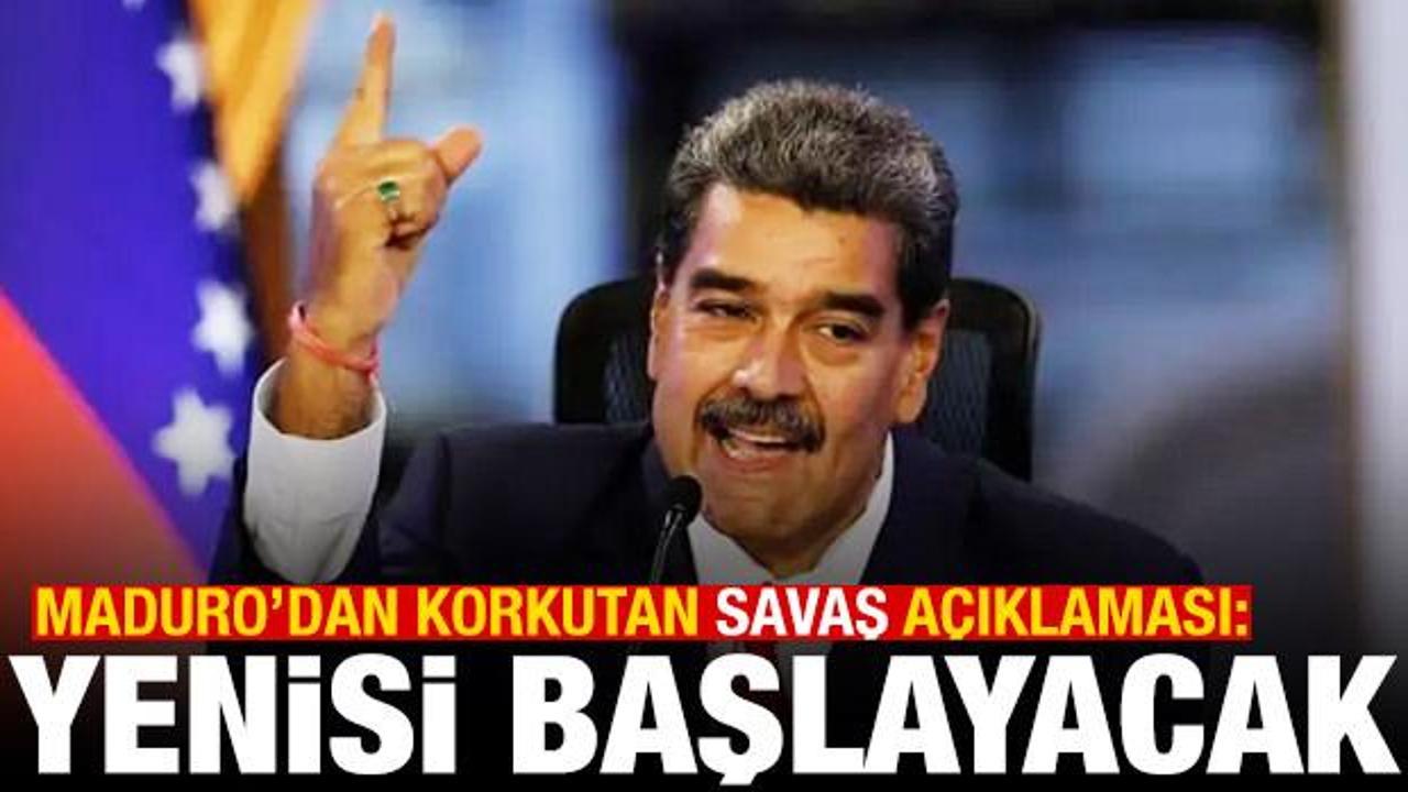 Maduro: ABD yeni sonsuz bir savaş icat ediyor