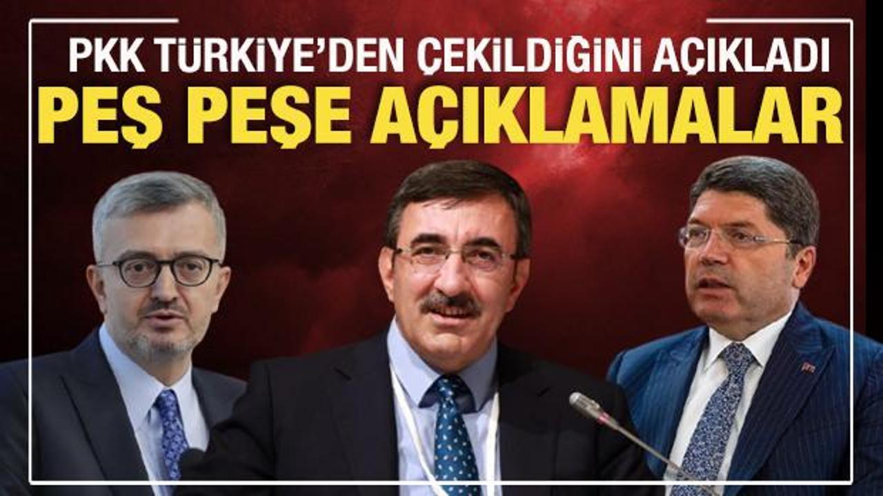 PKK, Türkiye'den çekildi: Peş peşe açıklamalar