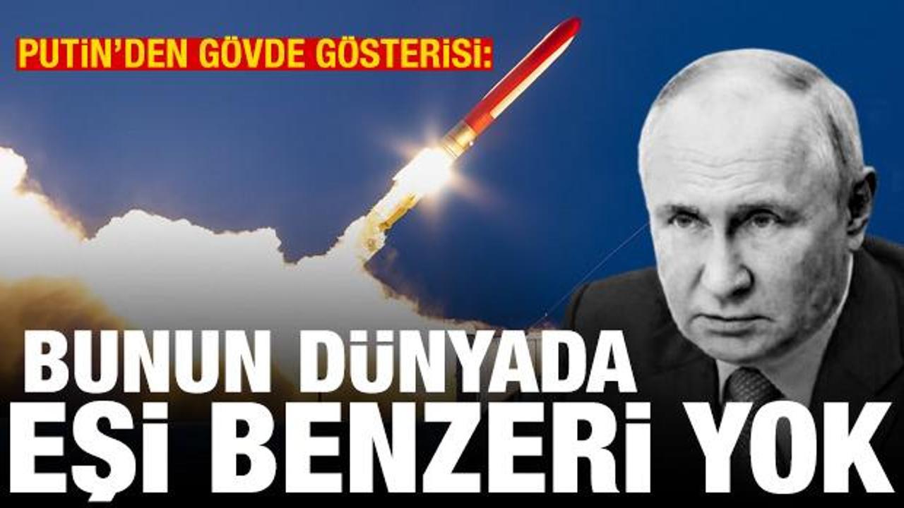 Putin, Burevestnik'i duyurdu: Bunun dünyada eşi benzeri yok