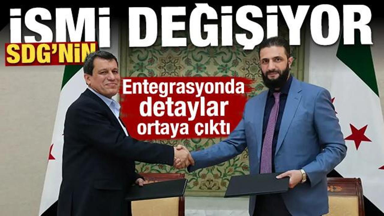 SDG'nin Suriye entegrasyonunda detaylar ortaya çıktı! 