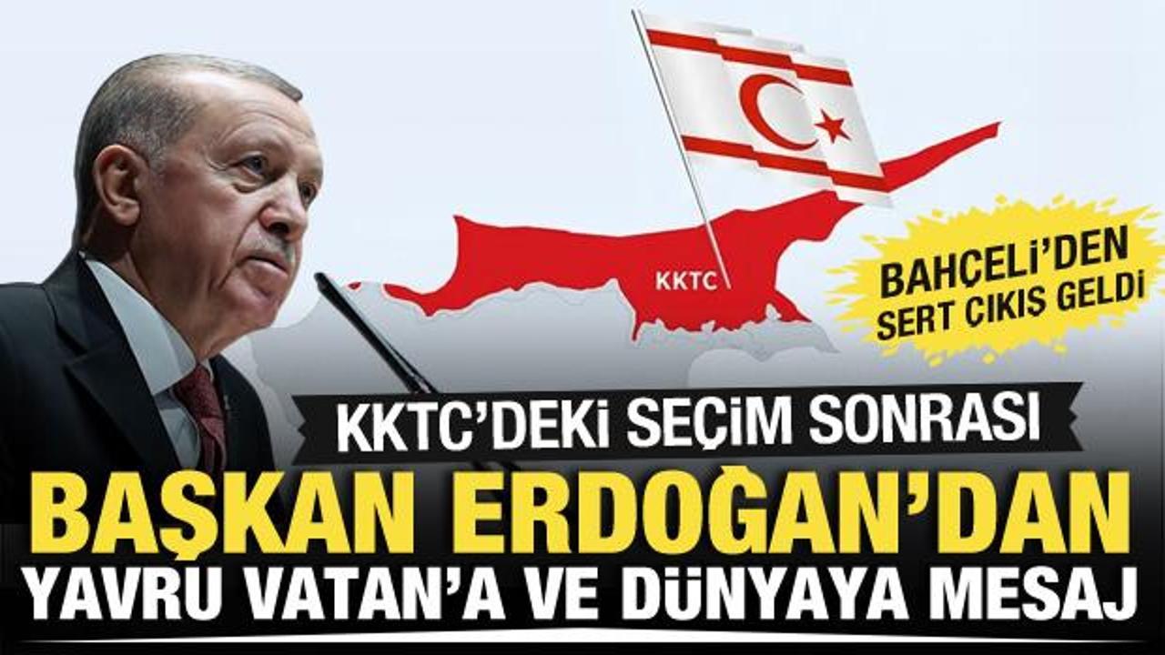 KKTC'deki seçim sonuçlarına Türkiye'den ilk tepkiler