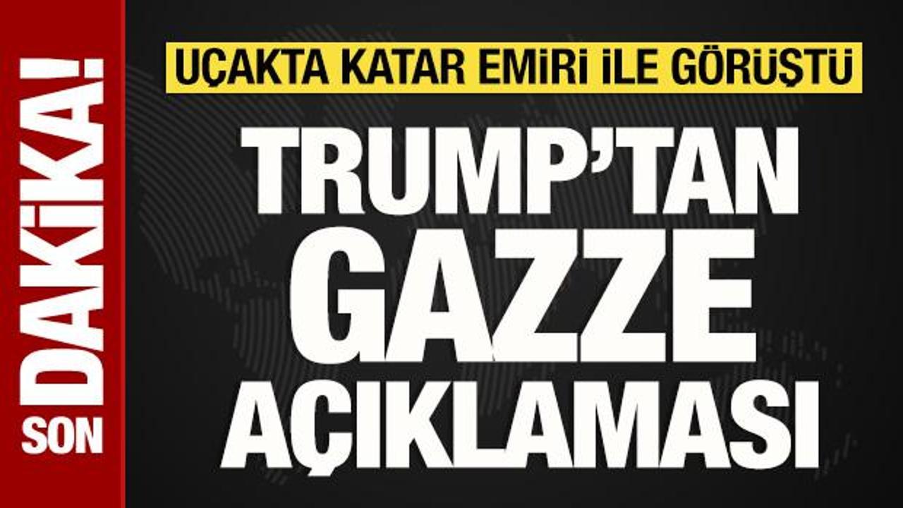Trump, Katar Emiri ile görüştü: Gazze açıklaması Trump, Katar Emiri ile görüştü: Gazze açıklaması