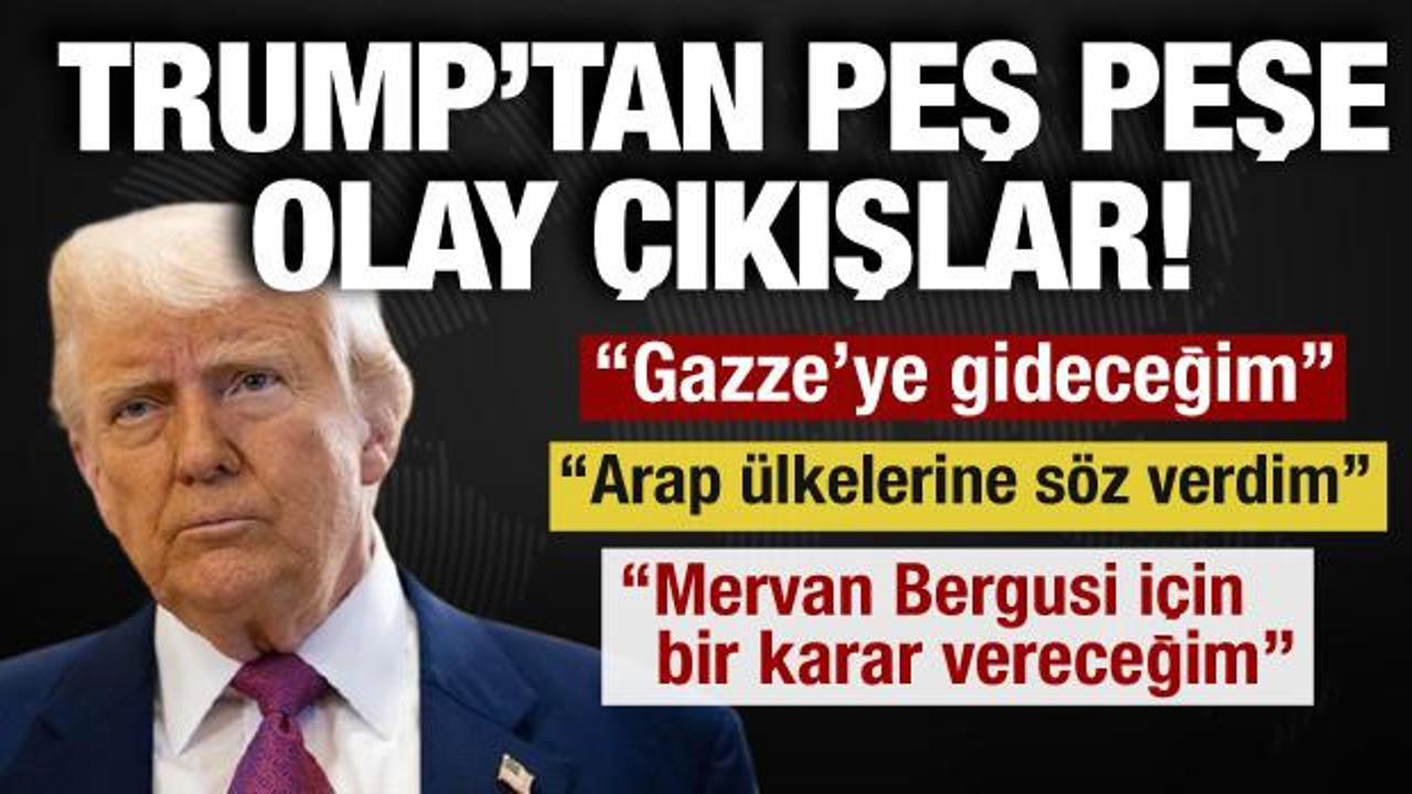 Trump'tan son dakika Gazze açıklaması: "Gazze'ye gideceğim"