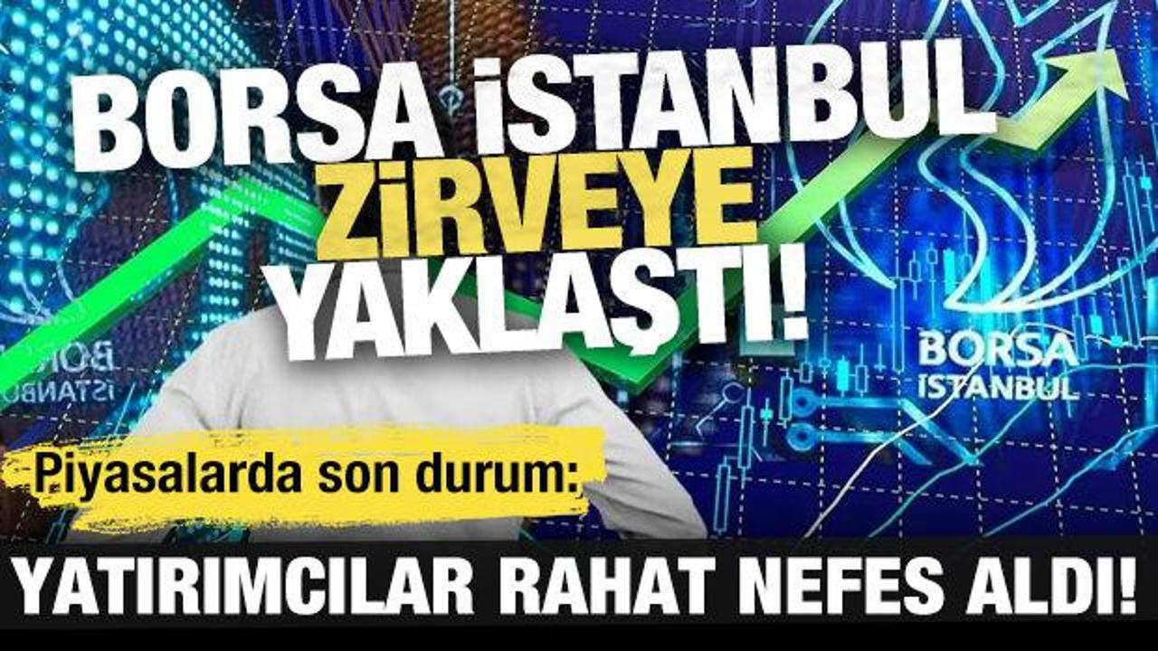 “Yatırımcılar rahat nefes aldı: BIST 100 günün ilk yarısında zirveye yaklaştı