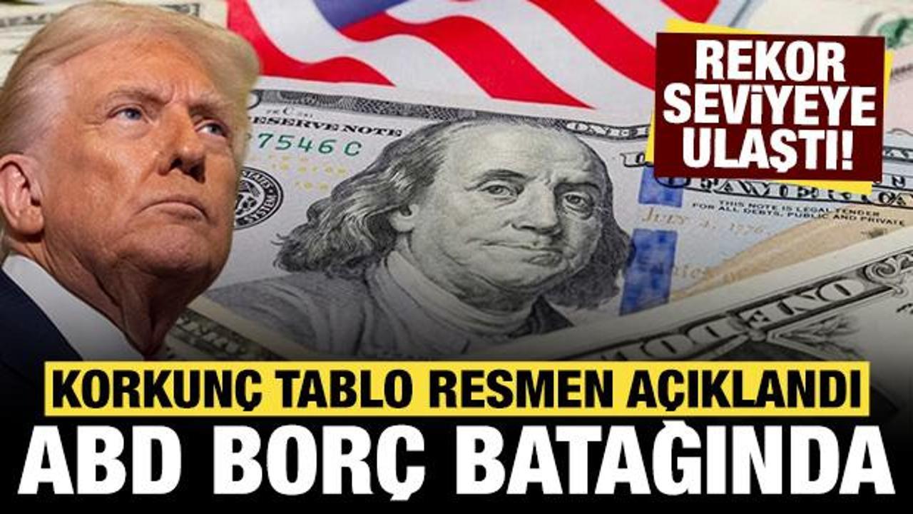 ABD'de korkun&ccedil; tablo resmen a&ccedil;ıklandı: Bor&ccedil; rekor seviyeye ulaştı!