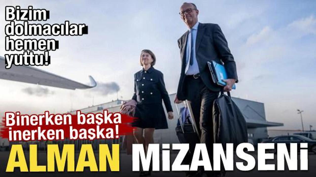 Alman Başbakanın g&ouml;r&uuml;nt&uuml;leri mizansen &ccedil;ıktı! 