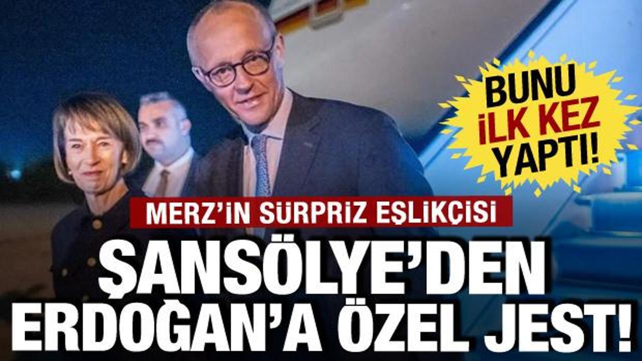 Alman Şans&ouml;ylesi Merz'in eşinden s&uuml;rpriz jest! T&uuml;rkiye'ye neden geldiği belli oldu!