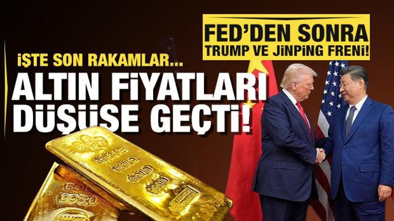 Altın fiyatlarında d&uuml;ş&uuml;ş! İşte son fiyatlar...