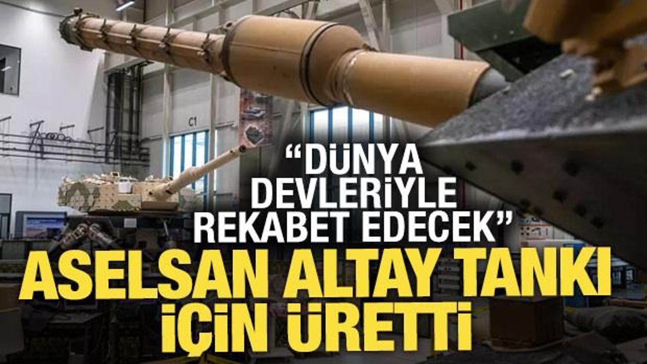 ASELSAN, ALTAY Tankı'na güç katıyor
