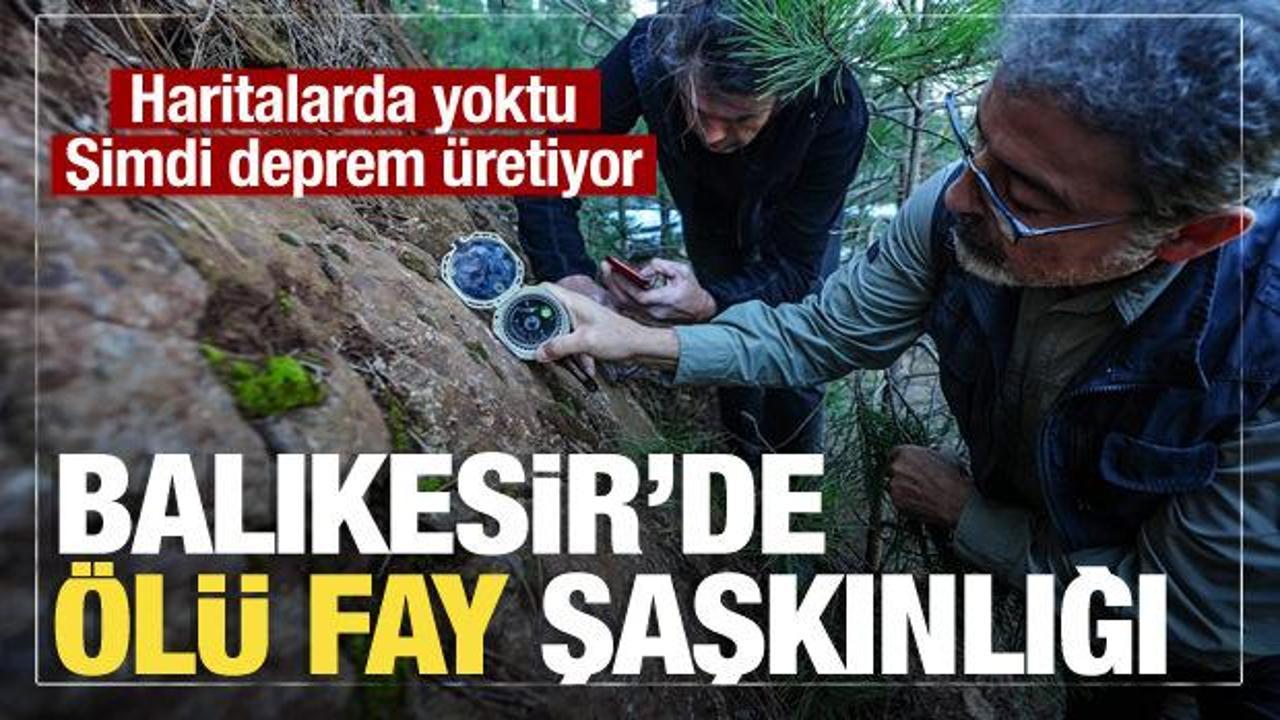 Balıkesir depremlerinin nedeni ortaya &ccedil;ıktı: Haritalarda olmayan fay dirildi