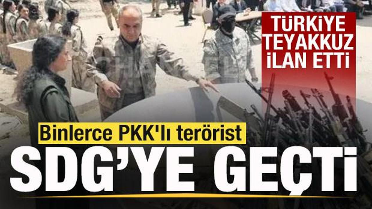 Binlerce PKK’lı terörist SDG’ye geçti! Türkiye teyakkuz ilan etti Binlerce PKK’lı terörist SDG’ye geçti! Türkiye teyakkuz ilan etti