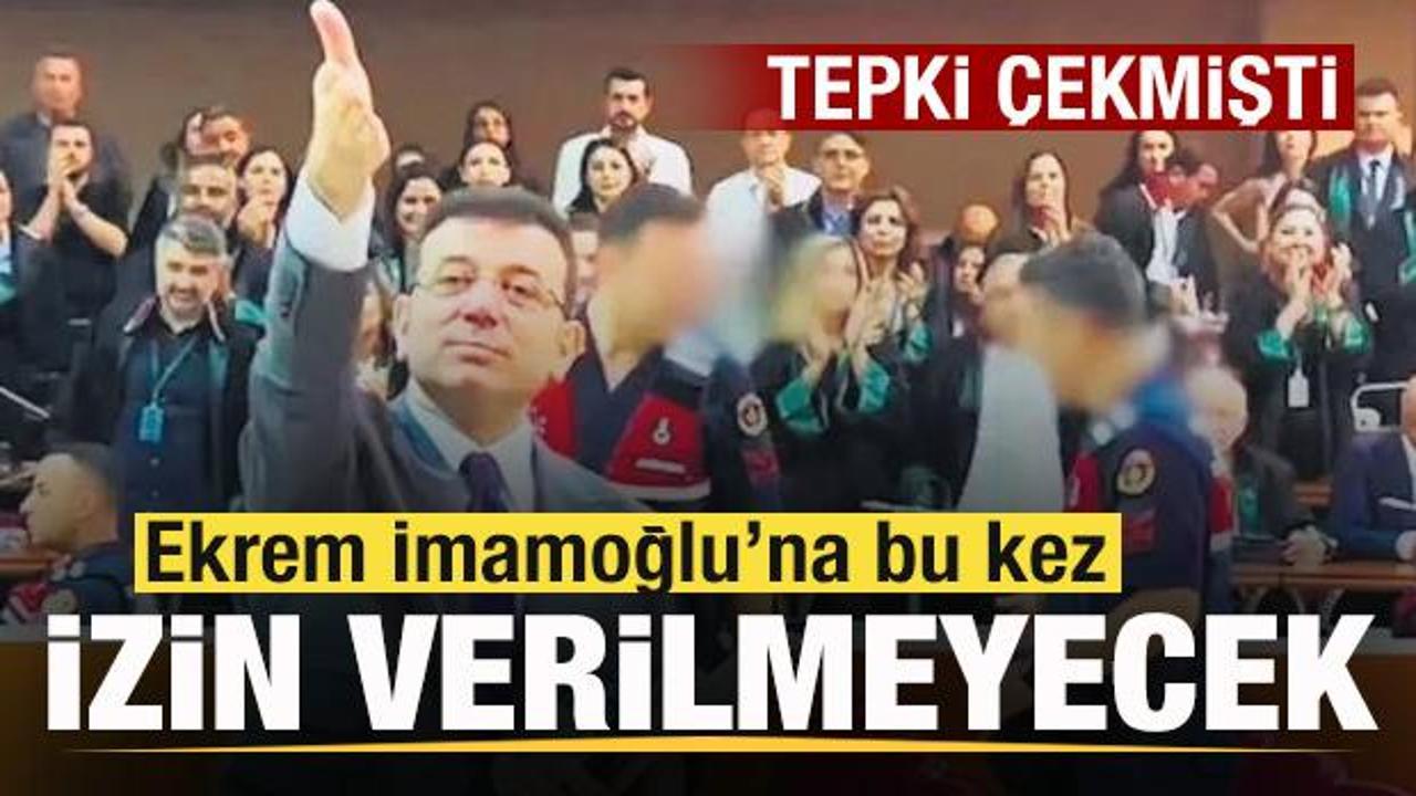 Ekrem İmamoğlu büyük tepki çekmişti! Bu kez izin verilmeyecek! Yeni düzenleme geliyor Ekrem İmamoğlu büyük tepki çekmişti! Bu kez izin verilmeyecek! Yeni düzenleme geliyor