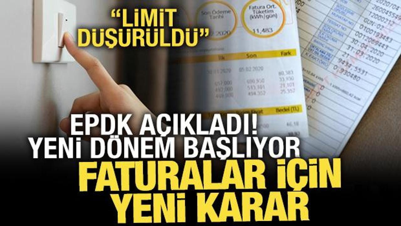 Elektrik desteğinde yeni d&ouml;nem 1 Ocak'ta başlayacak