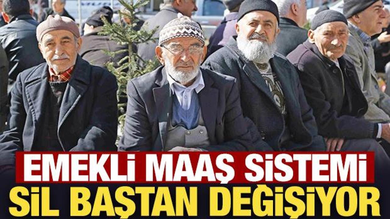 Emekli maaş sistemi sil baştan değişiyor: Az &ccedil;alışana az, &ccedil;ok &ccedil;alışana &ccedil;ok maaş! 