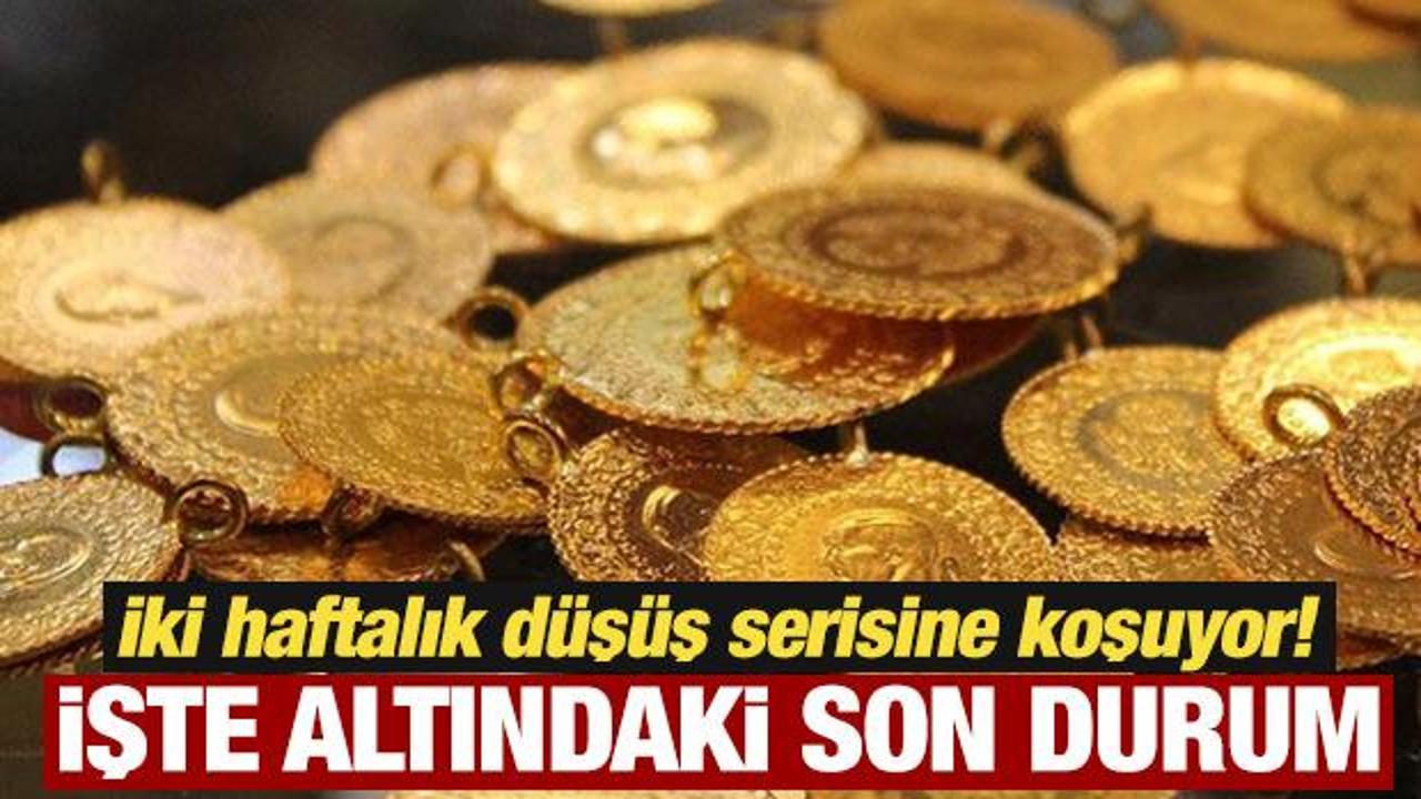 İki haftalık d&uuml;ş&uuml;ş serisine koşuyor! İşte altındaki son durum