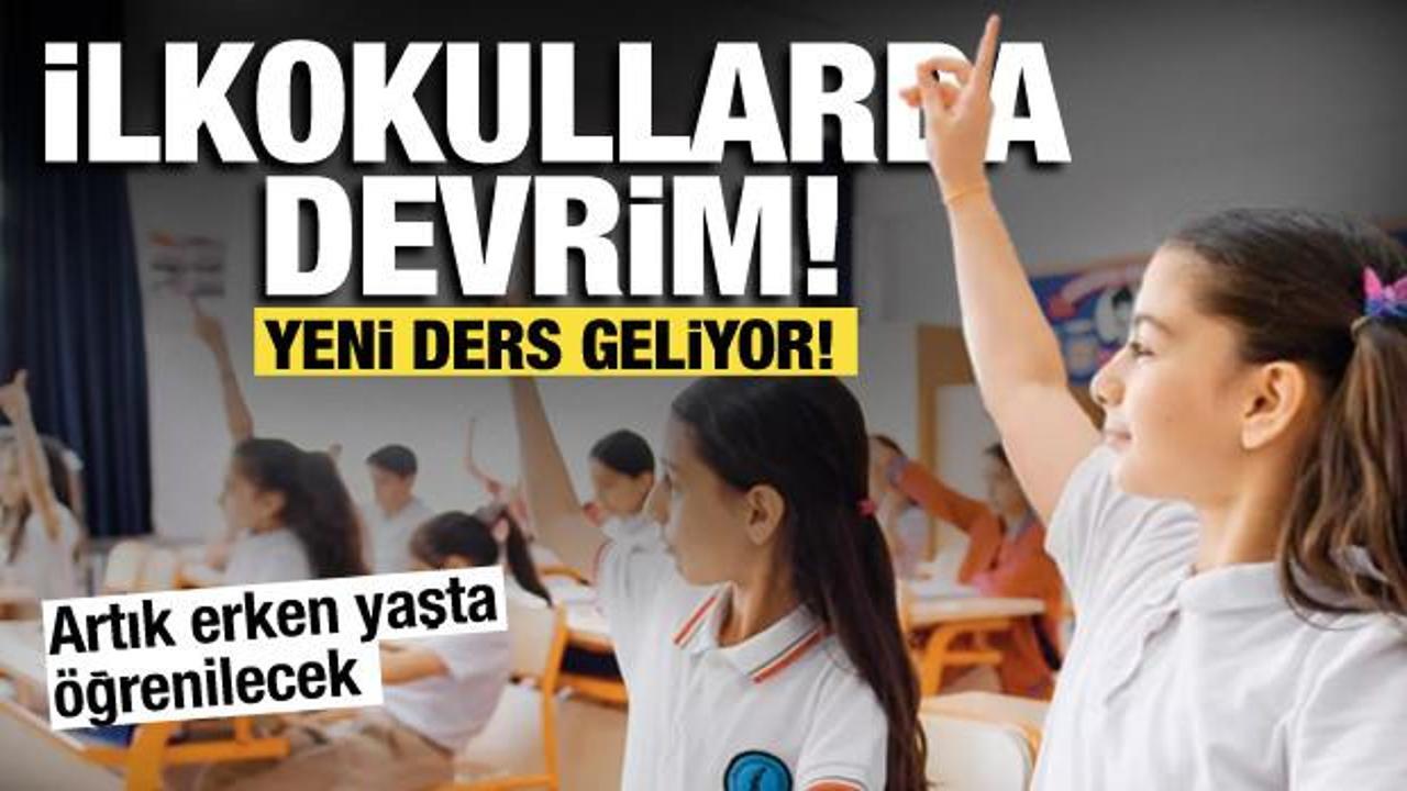İlköğretim müfredatına yeni ders geliyor! Çocuklar artık erken yaşta öğrenecek