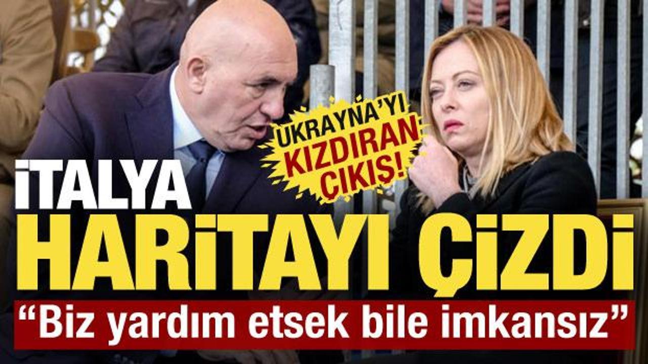 İtalya, Ukrayna i&ccedil;in yeni haritayı &ccedil;izdi: "Biz yardım etsek bile imkansız"
