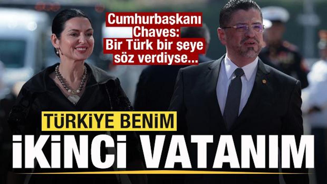Kosta Rika Cumhurbaşkanı Rodrigo Chaves: T&uuml;rkiye benim ikinci vatanım