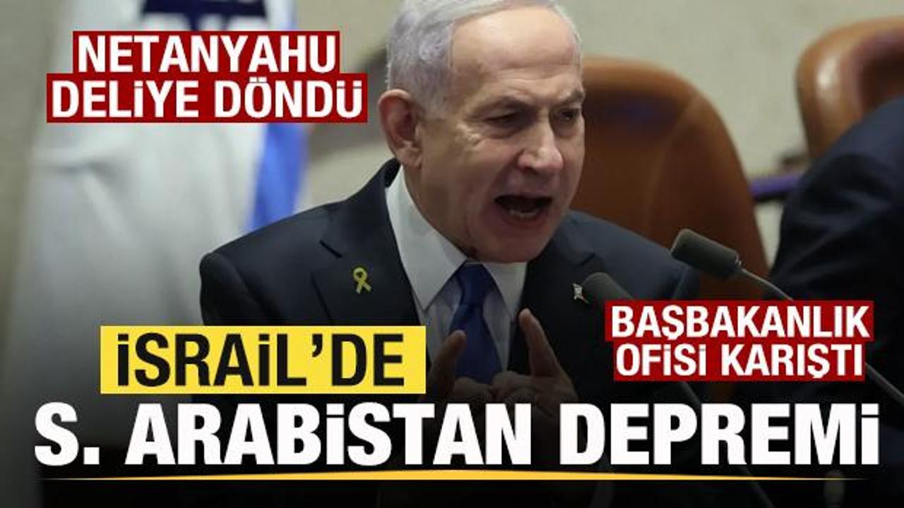 Netanyahu öfkeden deliye döndü! Suudi Arabistan sözleri Başbakanlık Ofisi'ni karıştırdı