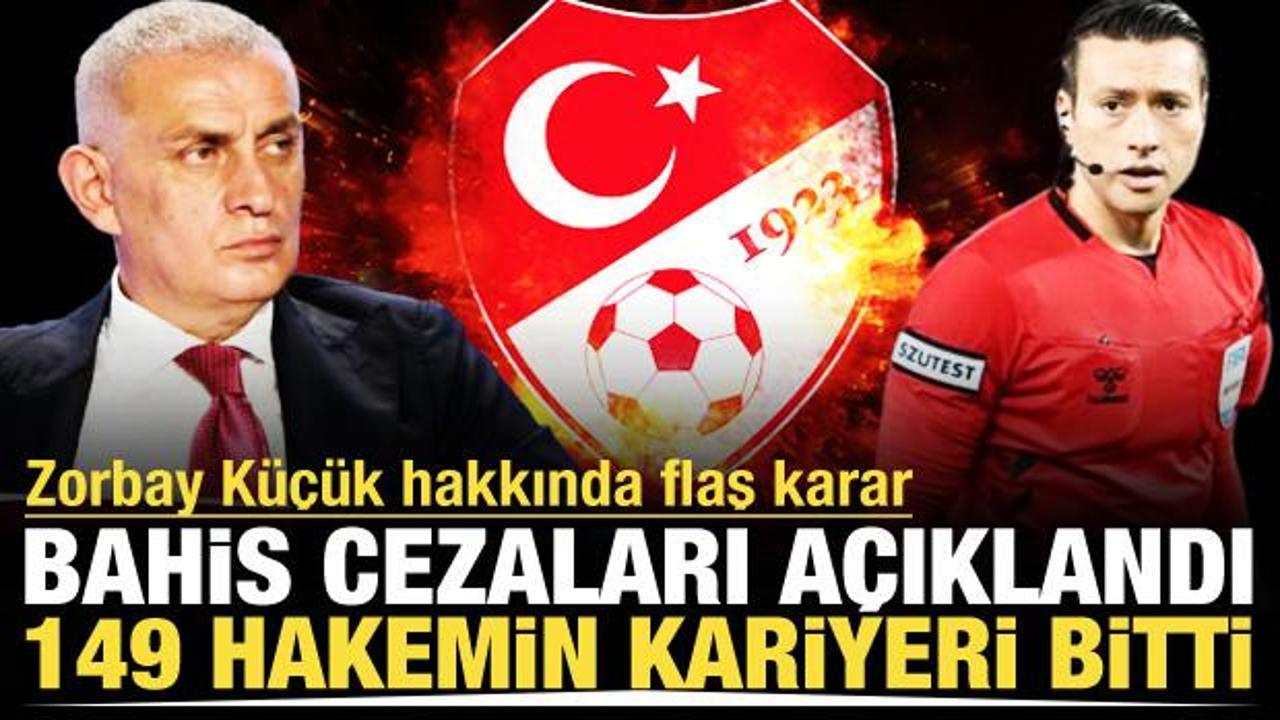 PFDK resmen a&ccedil;ıkladı! Hakemlerin bahis cezaları belli oldu