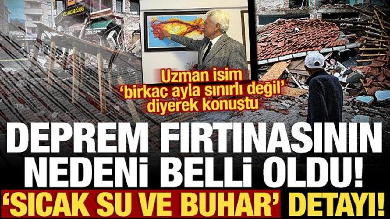 Sındırgı'daki deprem fırtınasının nedenini a&ccedil;ıkladı: Sıcak su detayı! Tesad&uuml;f değilmiş