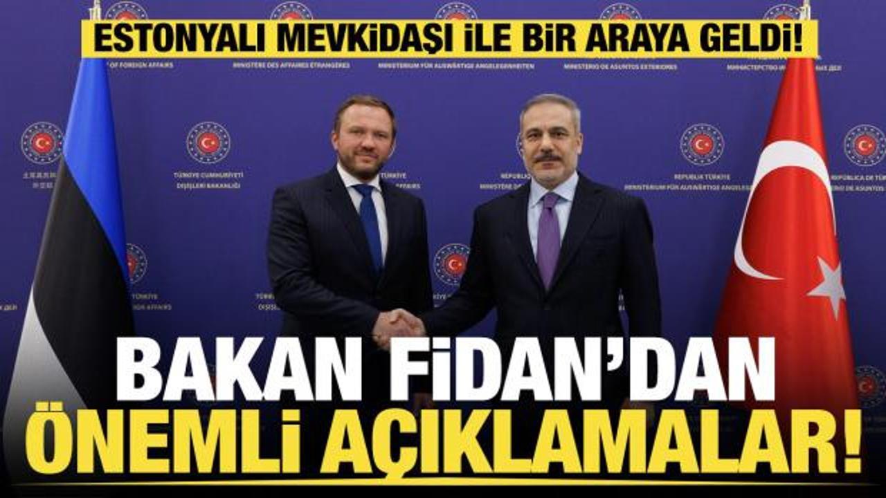 Son dakika... Hakan Fidan'dan &ouml;nemli a&ccedil;ıklamalar!