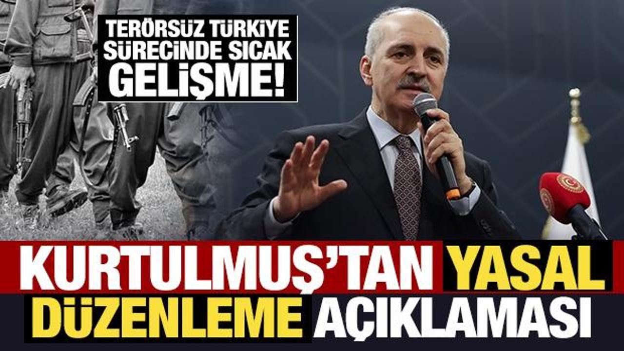 Son Dakika: Kurtulmuş'tan yasal d&uuml;zenleme a&ccedil;ıklaması!