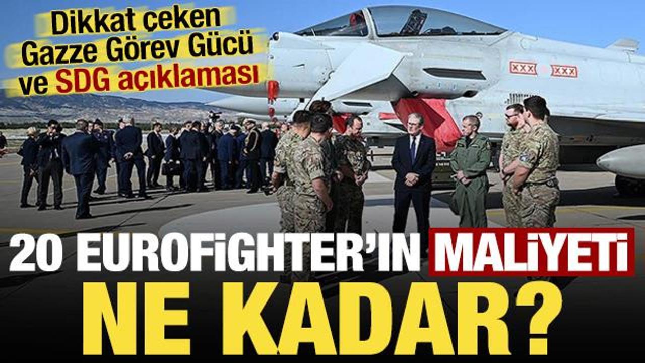 Son dakika: MSB duyurdu! 20 Eurofighter'ın maliyeti ne kadar olacak?