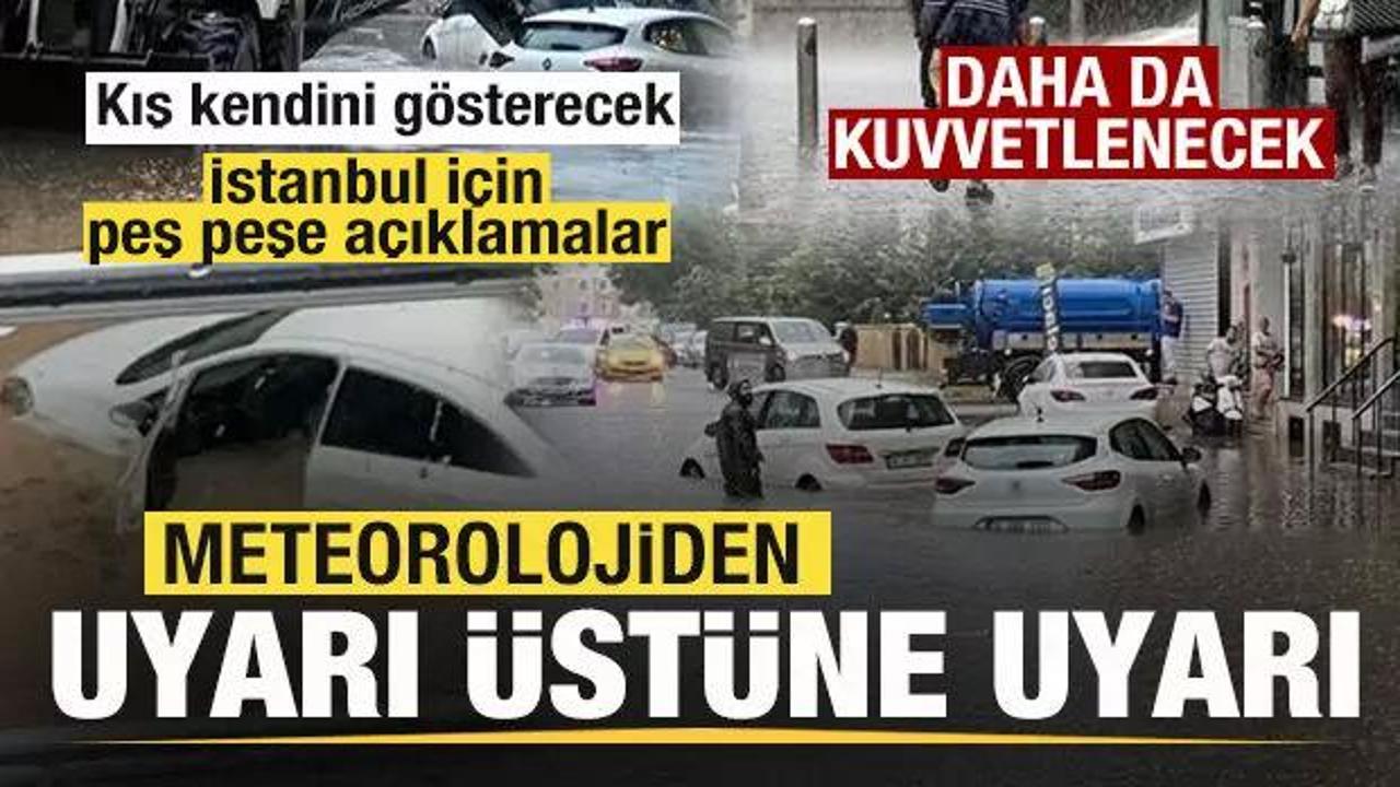 Türkiye'de kış kendini gösterecek! İstanbul için peş peşe açıklamalar! AKOM'dan uyarı
