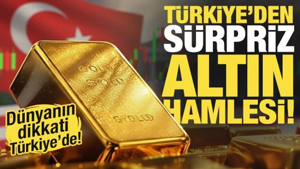 T&uuml;rkiye'den altın hamlesi! D&uuml;nyada &uuml;&ccedil;&uuml;nc&uuml; sıraya y&uuml;kseldi!