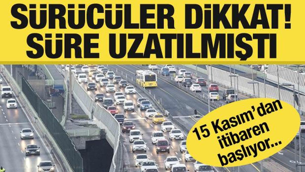  Zorunlu kış lastiği uygulaması 15 Kasım'da başlayacak! S&uuml;re uzatılmıştı...