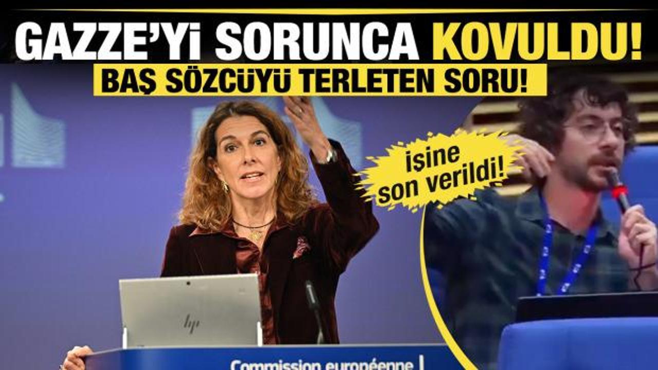 AB Komisyonunda Gazze'yi sormuştu...O gazetecinin işine son verildi! 