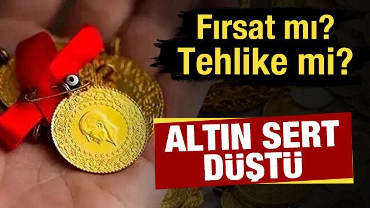 Altın d&uuml;ş&uuml;yor! Fırsat mı, tehlike mi?  