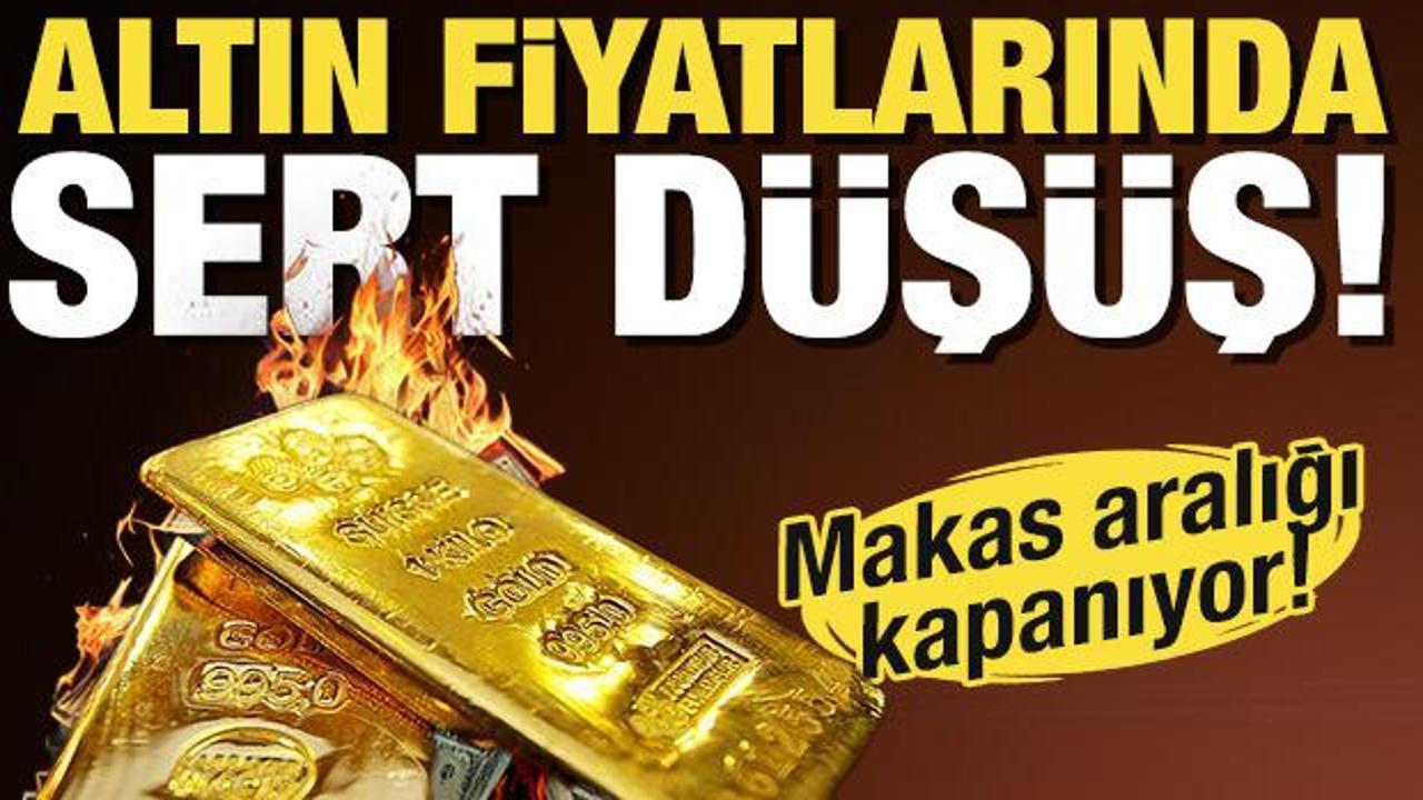 Altında sert d&uuml;ş&uuml;ş! İşte 4 Kasım'da altın fiyatları!