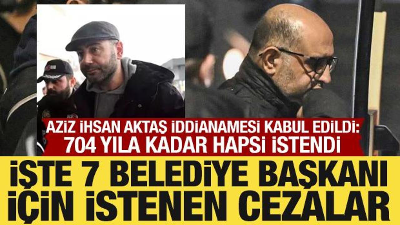 'Aziz İhsan Aktaş su&ccedil; &ouml;rg&uuml;t&uuml;' soruşturmasında iddianame kabul edildi