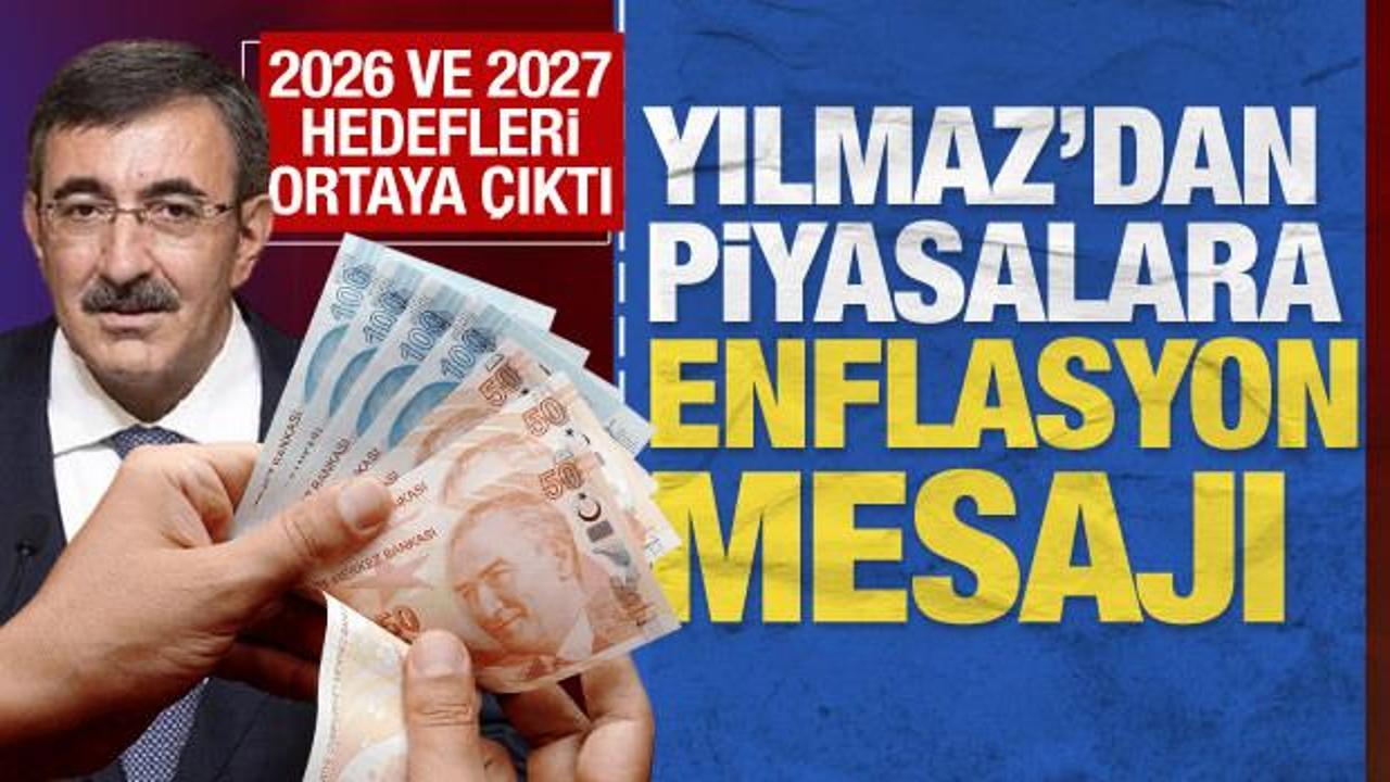 Cumhurbaşkanı Yardımcısı Yılmaz, T&uuml;rkiye'nin enflasyon hedefini a&ccedil;ıkladı