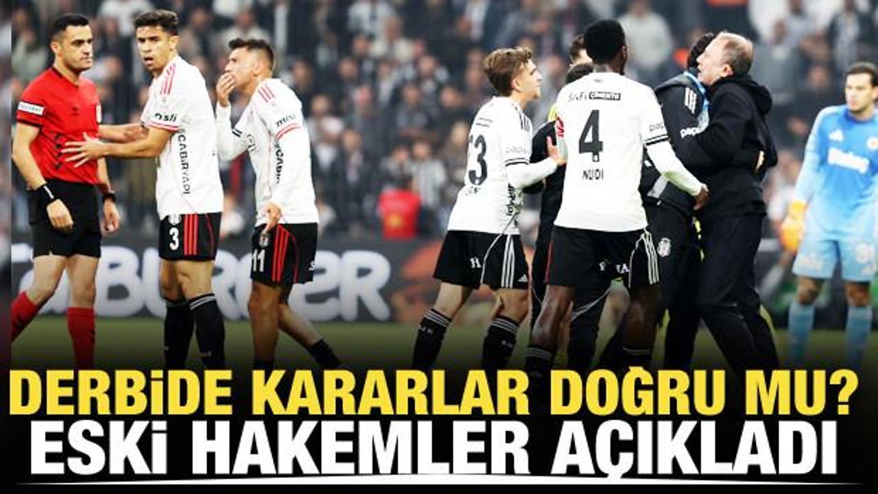 Derbiye damga vuran pozisyonlar! Eski hakemler kararları yorumladı